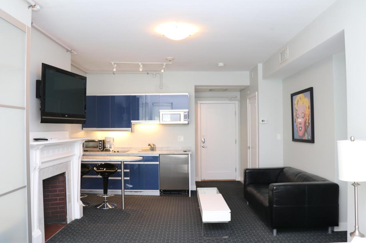 Stylish Newbury Street Studio, #4 Boston Bagian luar foto